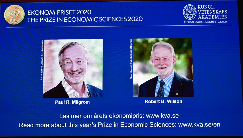 Paul R. Milgrom y Robert B. Wilson, premios Nobel de Economía