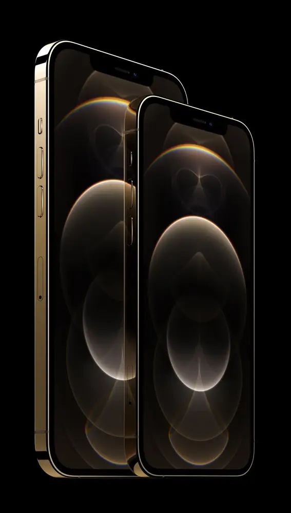 Las pantallas del iPhone 12 Pro (6,1 pulgadas) y el iPhone 12 Pro Max (6,7 pulgadas)