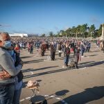 Celebración en el Santuario de Fátima. Portugal decreta el estado de calamidad en todo el país ante la "evolución grave" de la pandemia