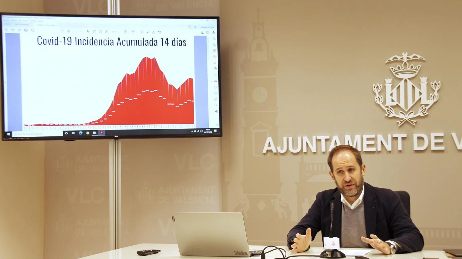 El concejal de Protección Ciudadana, Aarón Cano