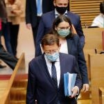 El president de la Generalitat, Ximo Puig, en Les Corts valencianes