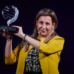 Acto de concesión del LXIX Premio Planeta de Novela. Ganadora del premio Eva García Sáenz de Urturi.