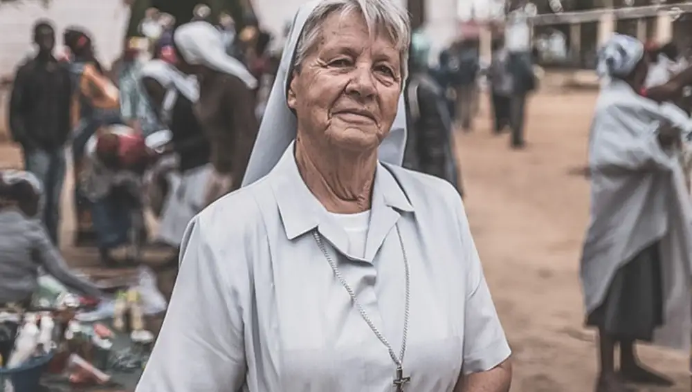 Juana María Domínguez, una misionera de 74 años, natural de Figueruela de Arriba (Zamora) y que desarrolla su trabajo en Angola