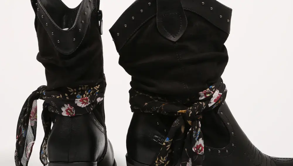 Botines negros de mujer en oferta