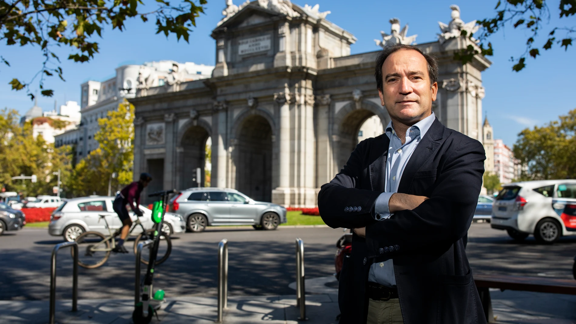 El delegado de Movilidad y Medio Ambiente del Ayuntamiento de Madrid, Borja Carabante