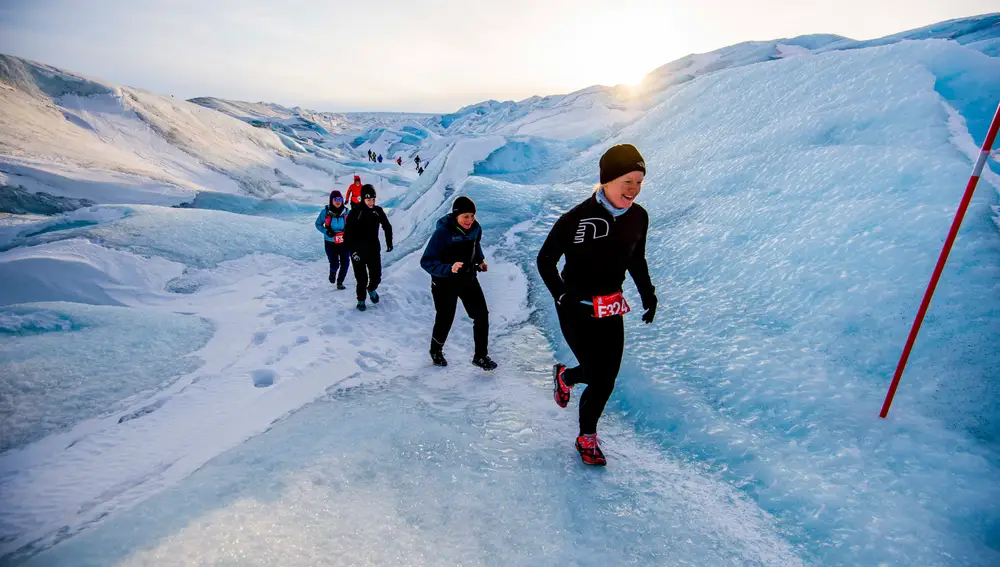Correr en el Circulo Polar Artico