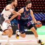 Sergio Rodríguez y Sergio Llull, durante el Armani Milán-Real Madrid