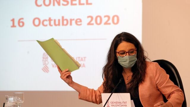 La vicepresidenta y portavoz del Consell, Mónica Oltra
