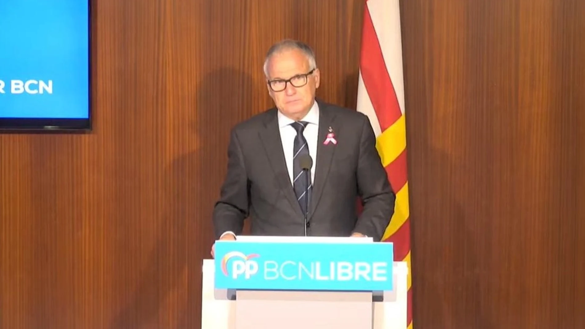 El presidente del grupo municipal del PP en el Ayuntamiento de Barcelona, Josep Bou