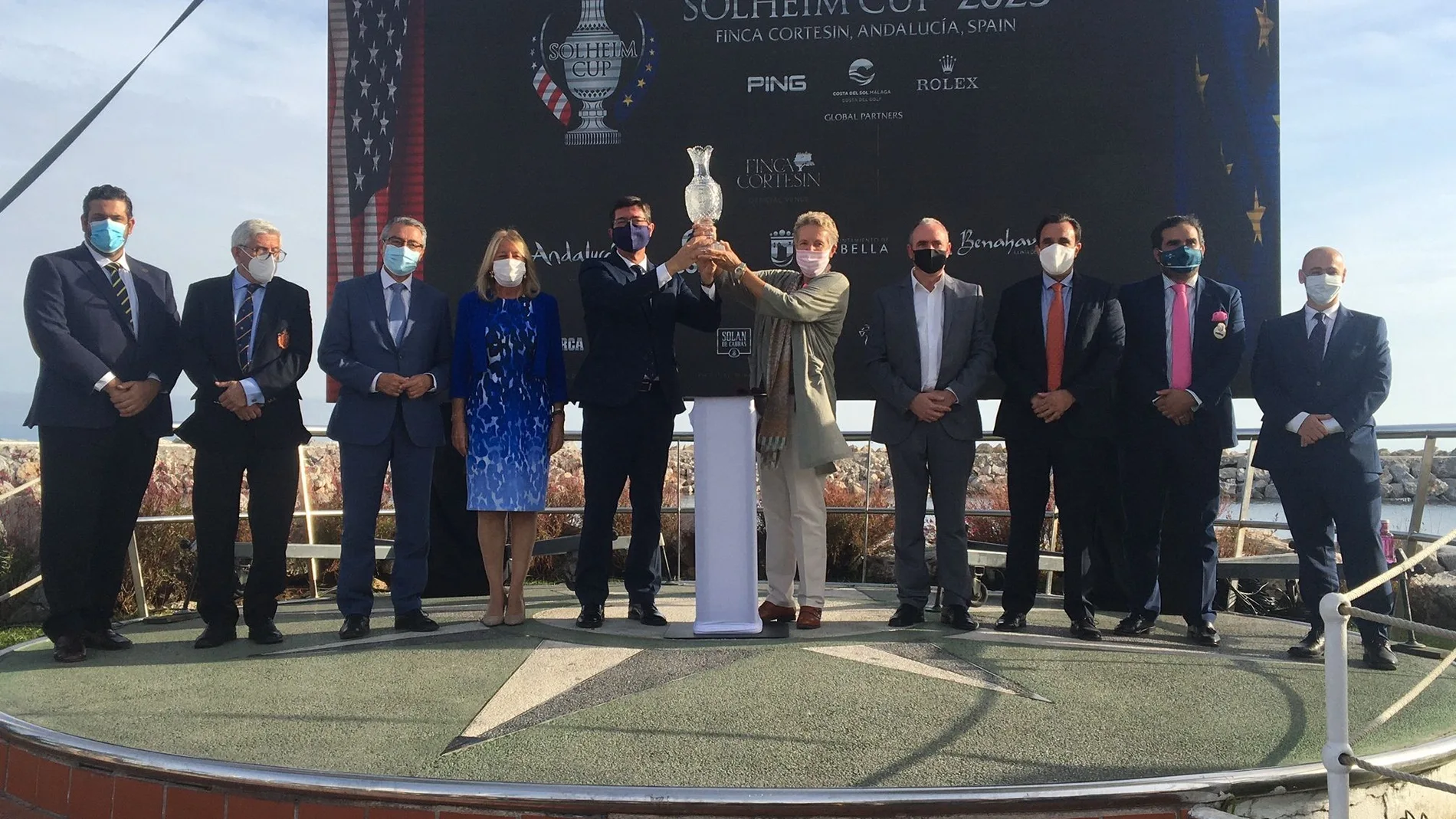 Presentación del torneo de golf Solheim Cup