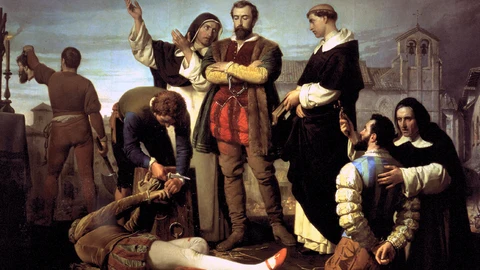 Ejecución de los comuneros de Castilla en Villalar en el año 1521