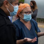 Sanitarios en una concentración la semana pasada en Sevilla