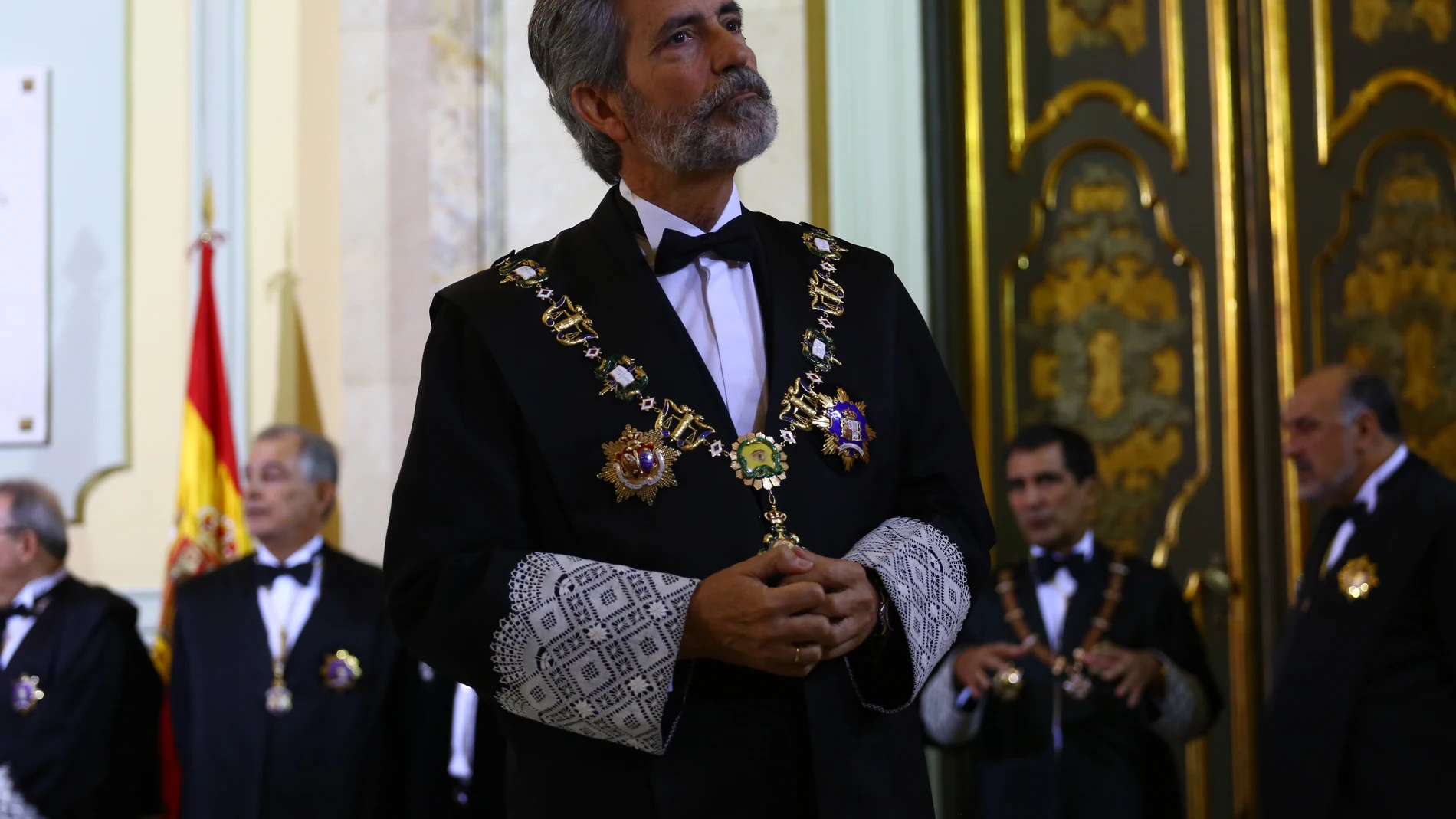 Carlos Lesmes, presidente del CGPJ, durante la apertura del año judicial.