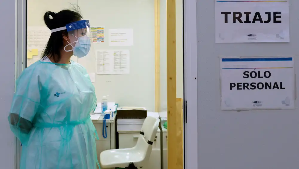 Profesional de urgencias del Hospital Río Hortega de Valladolid