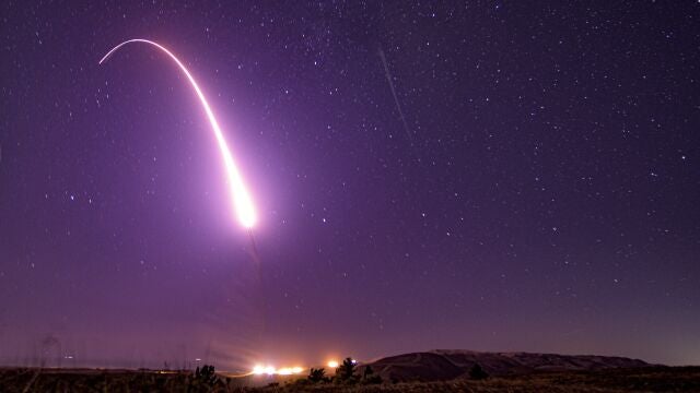 Lanzamiento de un misil de EEUU Minuteman III