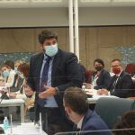 El presidente del Gobierno murciano, Fernando López Miras