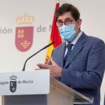 El consejero de salud de la Comunidad de Murcia Manuel Villegas