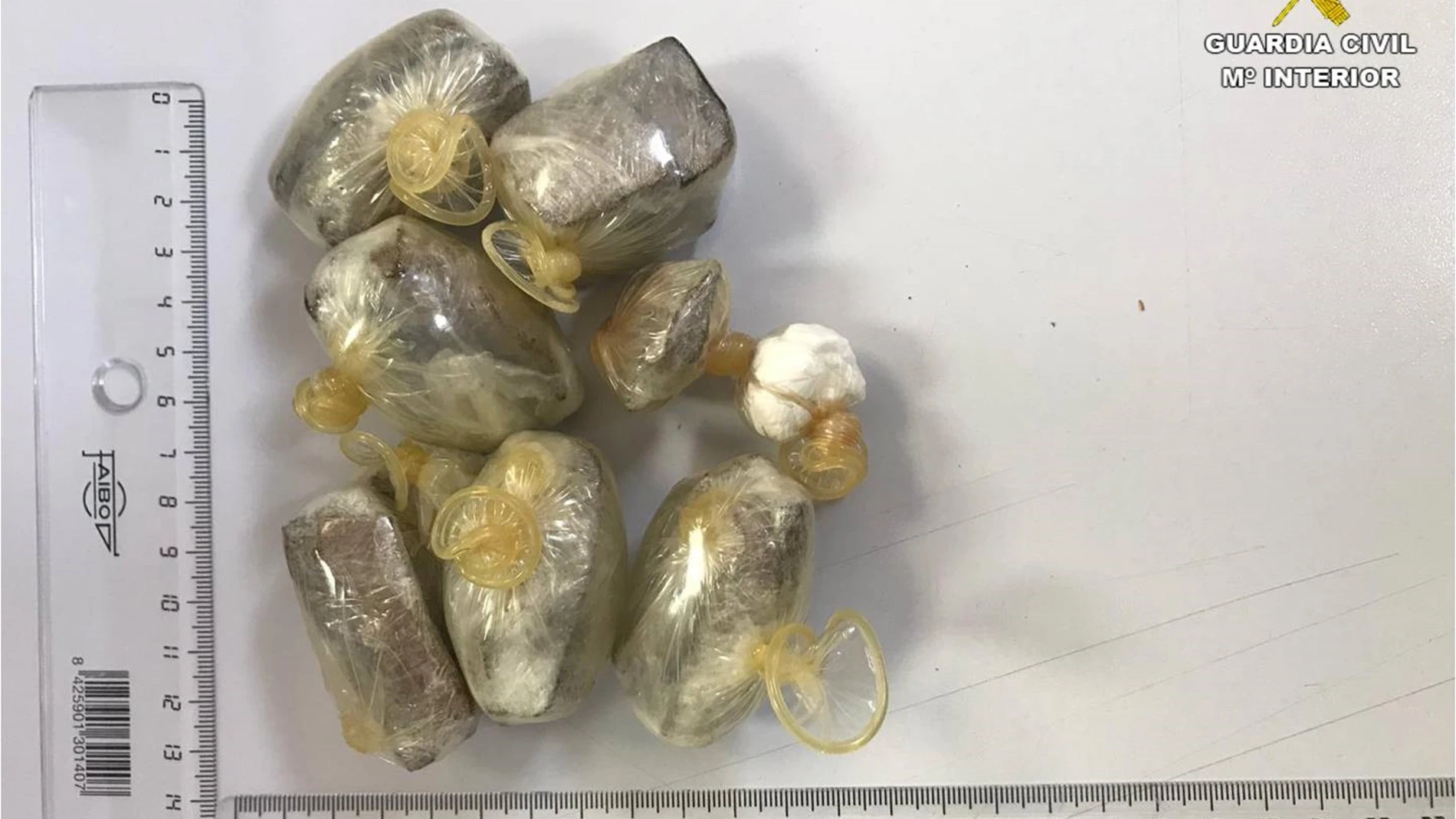 Imagen de una cantidad de droga que se intentó introducir en la cárcel de Villena