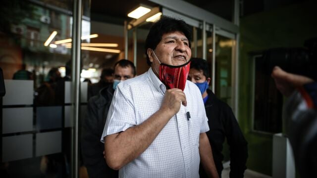 El expresidente de Bolivia Evo Morales