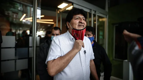 El expresidente de Bolivia Evo Morales