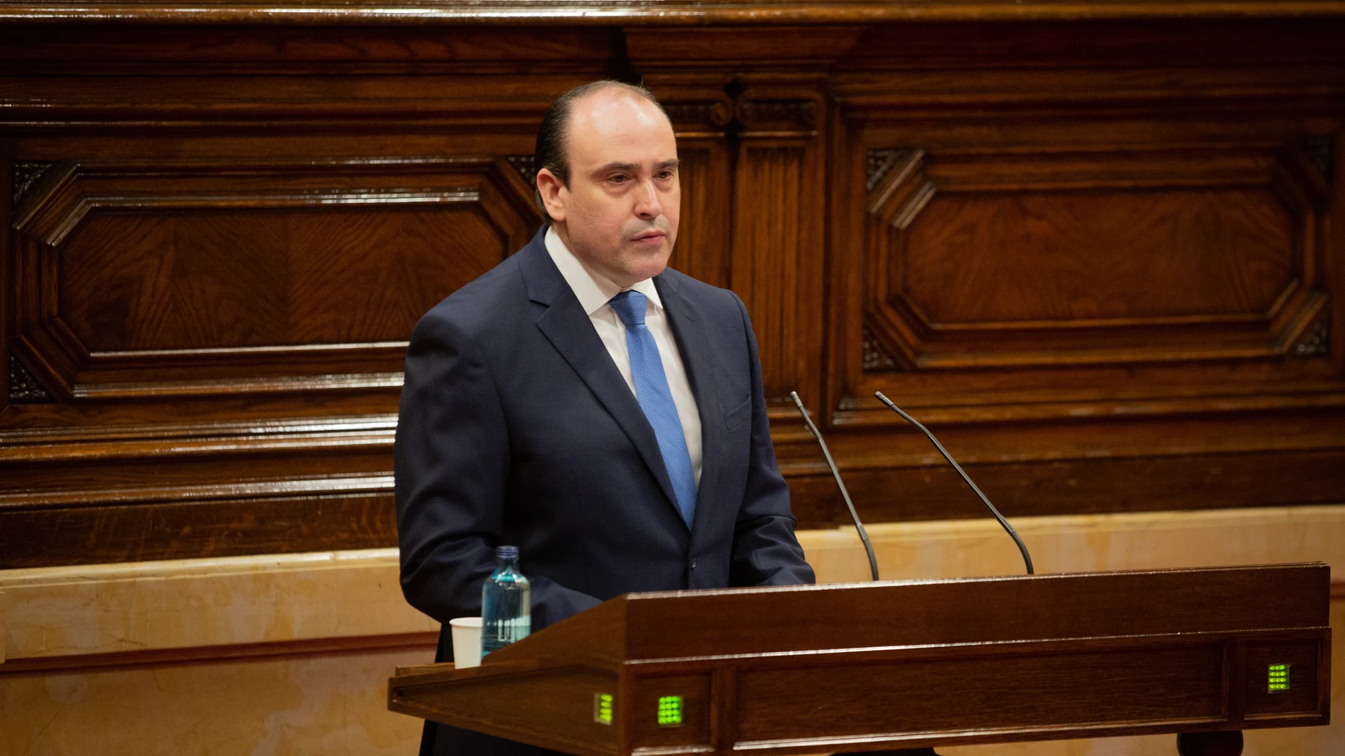 Daniel Serrano en el Parlament