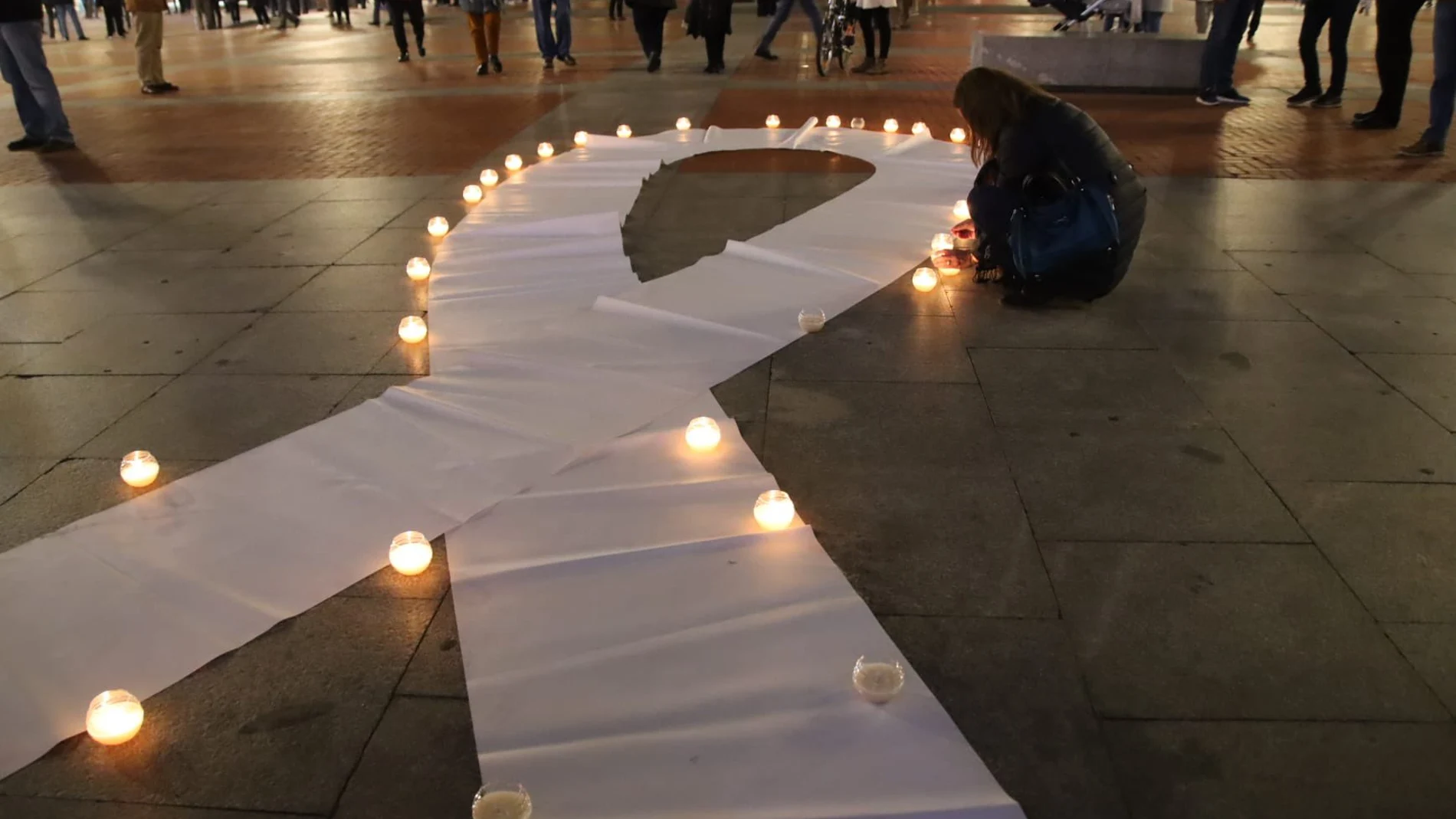 Acto celebrado en la Plaza Mayor de Valladolid