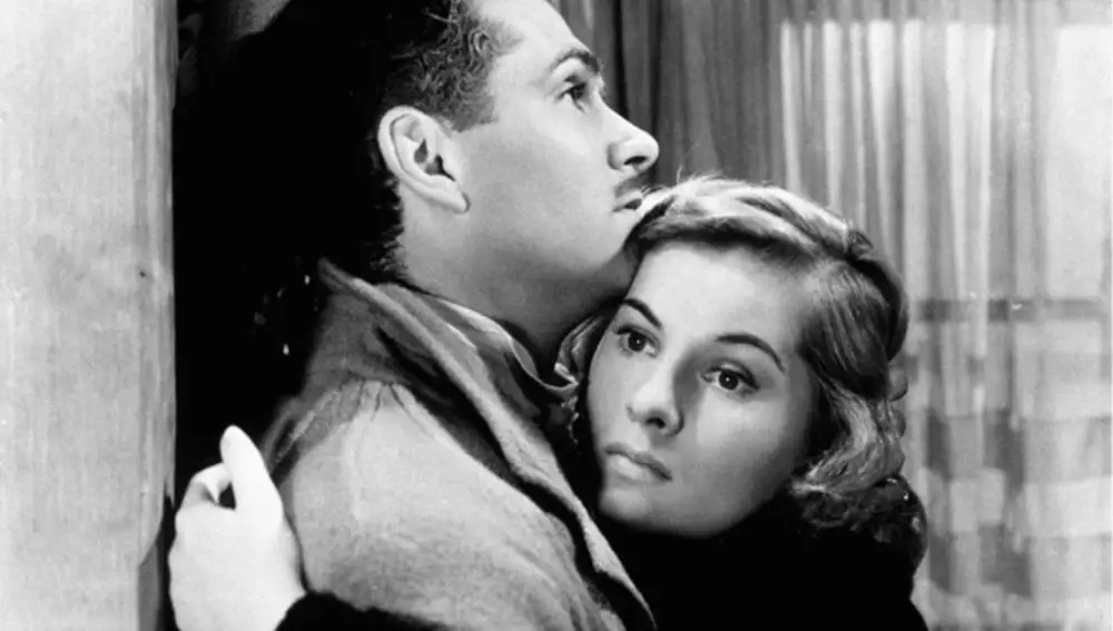 Laurence Olivier y Joan Fontain en la adaptación de Hitchcock