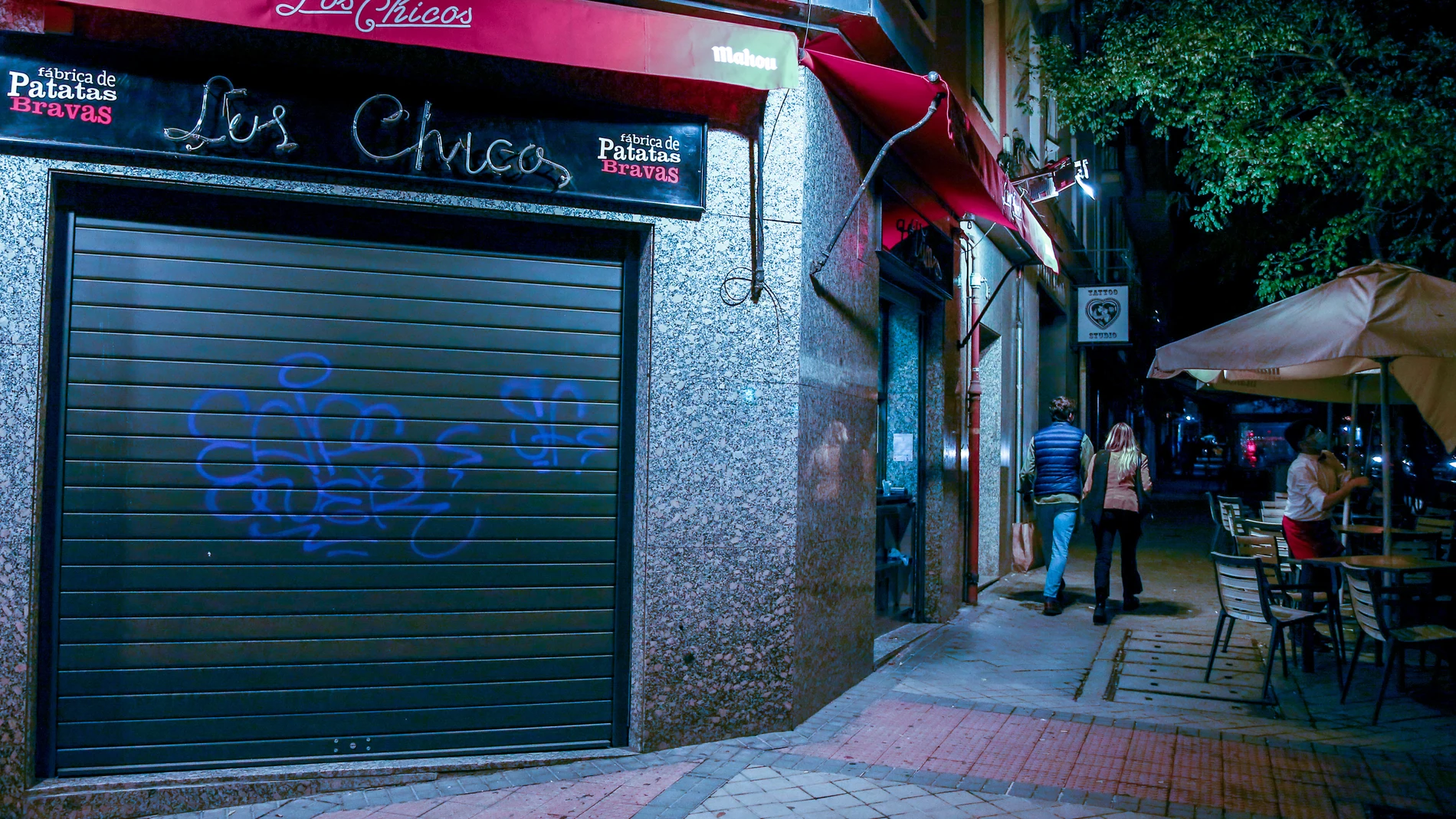 Un establecimiento cerrado durante estos días de pandemia. Ricardo Rubio / Europa Press