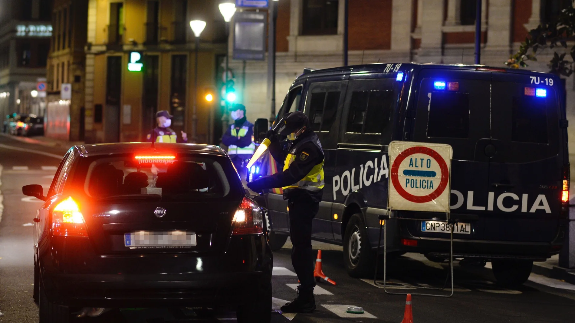 Controles de la Policía en Valladolid
