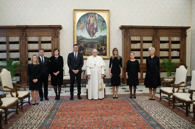 El Papa y Pedro Sánchez: 35 minutos juntos con el estado alarma de fondo 