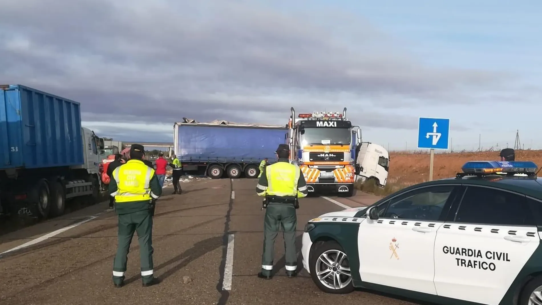 Accidente en la Autovía A-6, en la provincia de Zamora