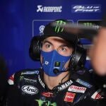 El piloto de MotoGP Maverick Viñales