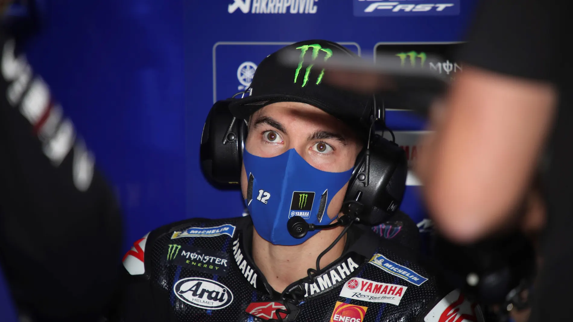El piloto de MotoGP Maverick Viñales