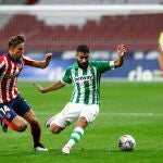 Nabil Fekir con el Real Betis frente al Atlético de Madrid.