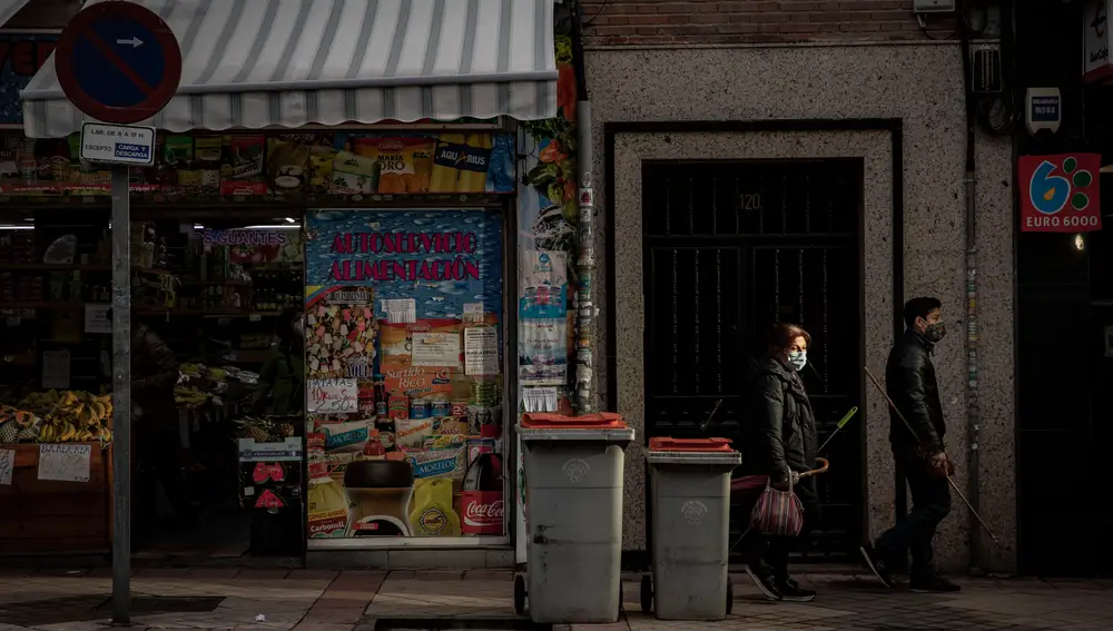Barrio de Usera durante la pandemia