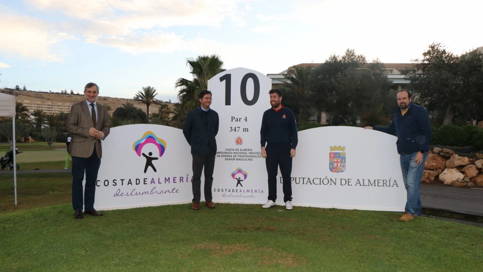 Presentación del Campeonato de España de Profesionales Senior del Golf "Costa de Almería"