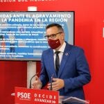 El secretario general del PSRM-PSOE y portavoz del Grupo Parlamentario Socialista, Diego ConesaPSRM26/10/2020