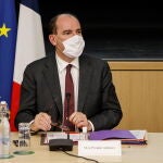 El primer ministro francés, Jean Castex, se reunió este martes con los líderes de los partidos