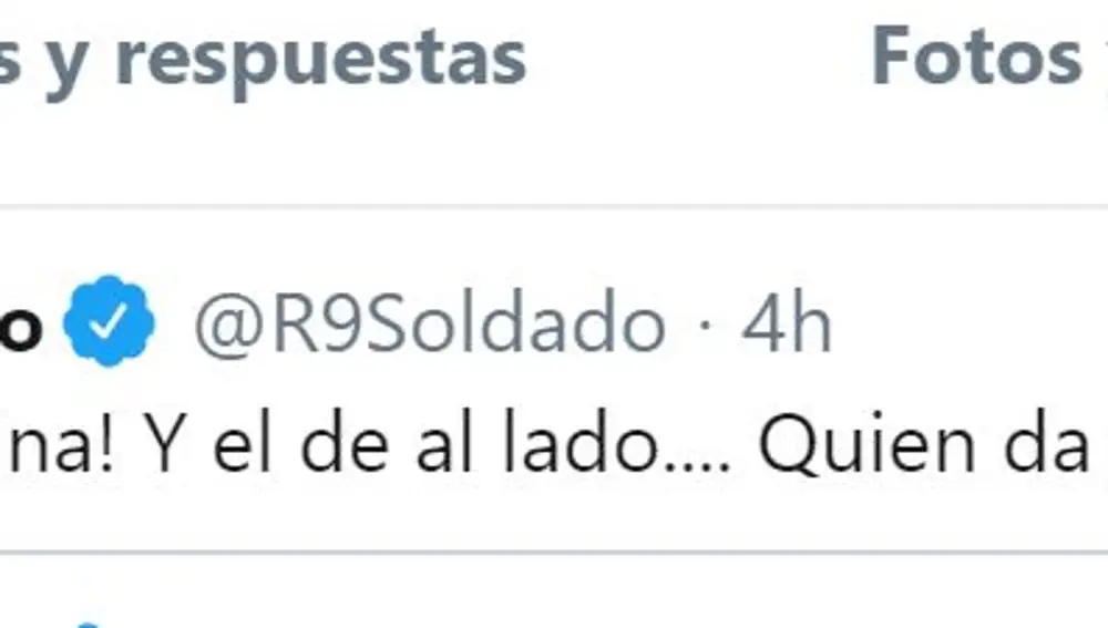Tuit de Roberto Soldado