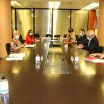 La consellera de Sanidad, Ana Barceló, se ha reunido con el alcalde de Valencia, Joan Ribó para preparar nuevas medidas para la ciudad