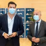 Los portavoces de los Grupos Parlamentarios Ciudadanos y Popular, David Castaño y Raúl de la Hoz, respectivamente presentan la Proposición de Ley de modificación de la Ley de Servicios Sociales de Castilla y León