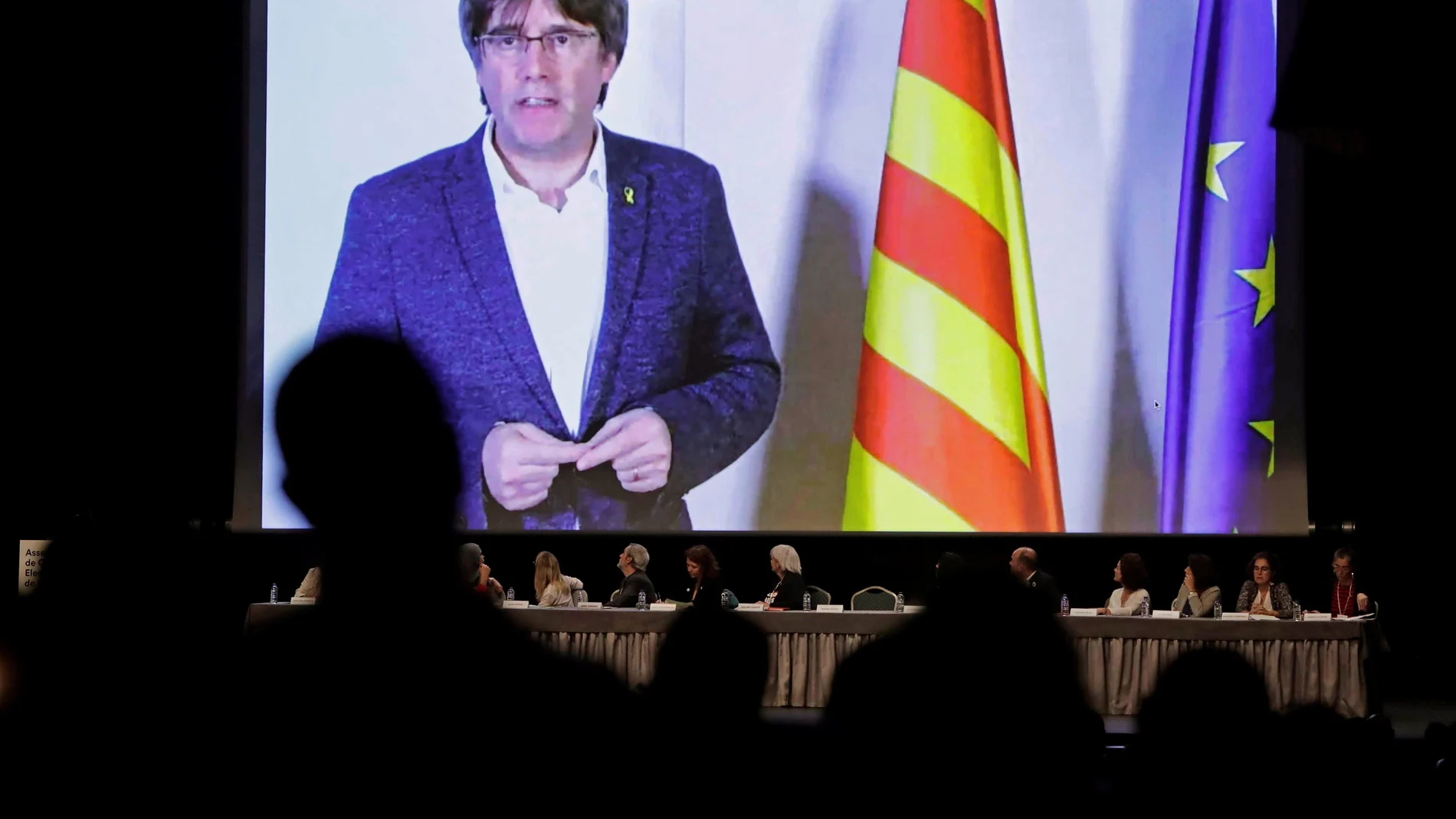 Carles Puigdemont, en un acto telemático.