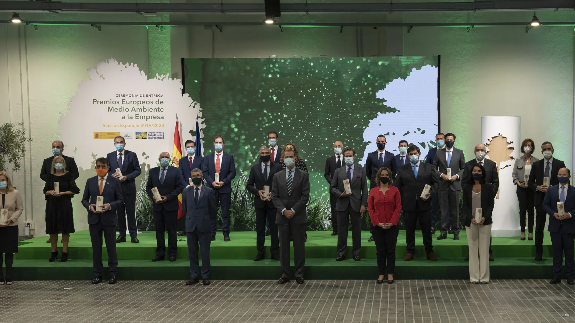 Sección española de los Premios Europeos de Medio Ambiente a la Empresa, presididos por el Rey Felipe VI
