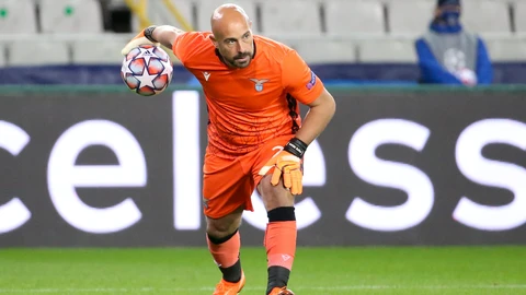 Pepe Reina, portero de la Lazio