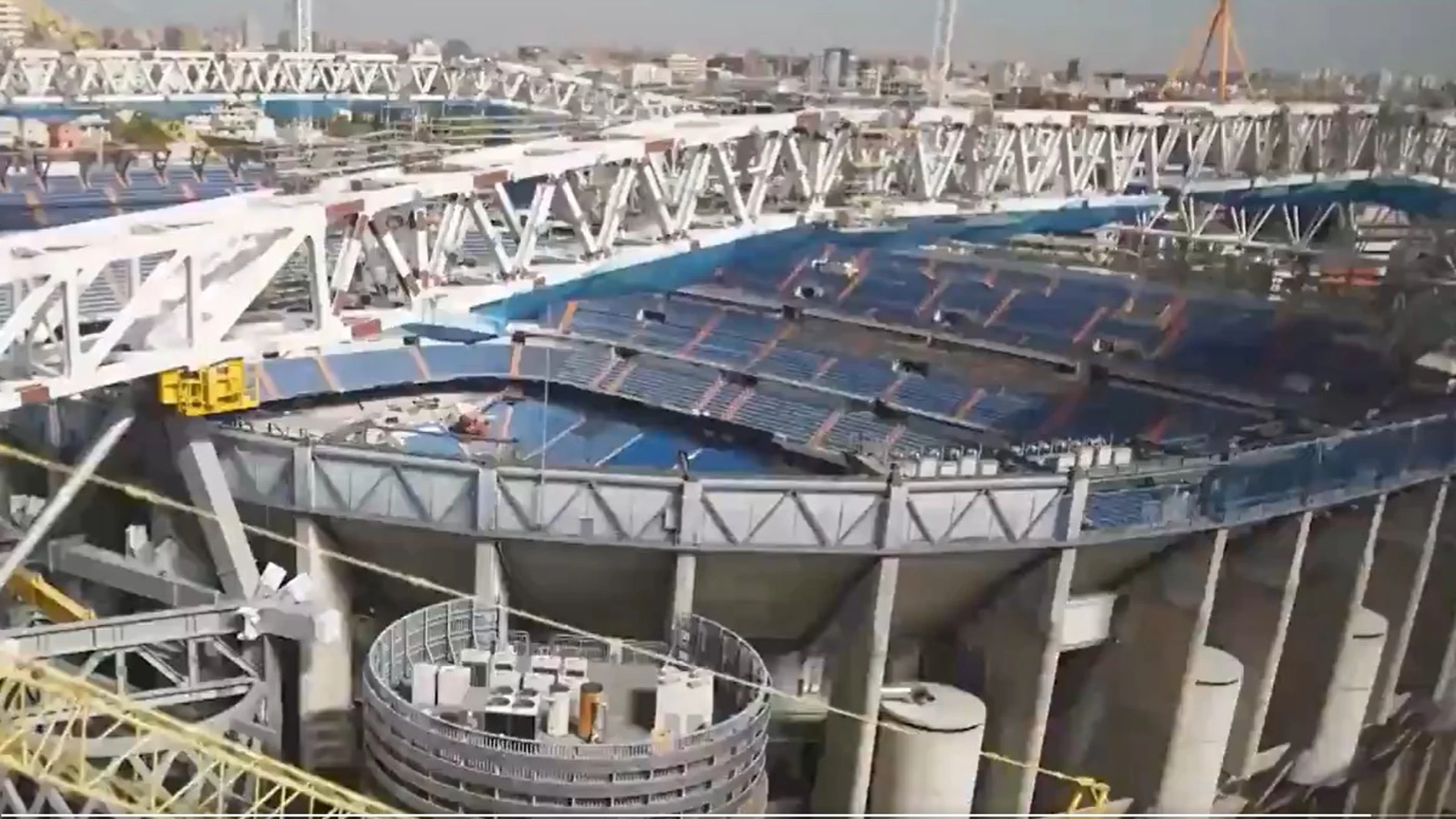 Las obras del Santiago Bernabéu no paran