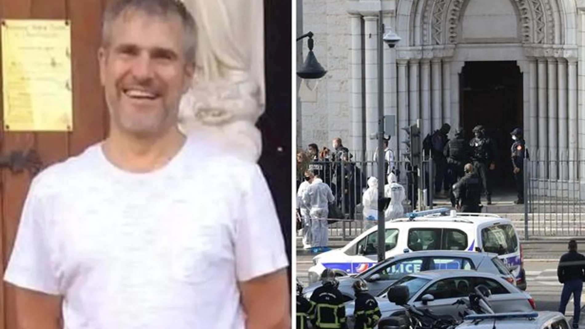 Vincent Loques, el sacristán de la basílica de Notre Dame en Niza, es una de las tres víctimas mortales del atentado terrorista