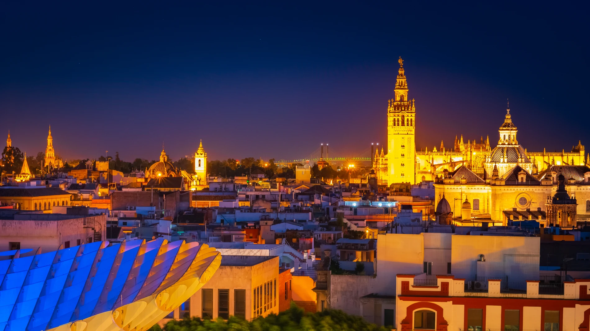 Vista panorámica de Sevilla