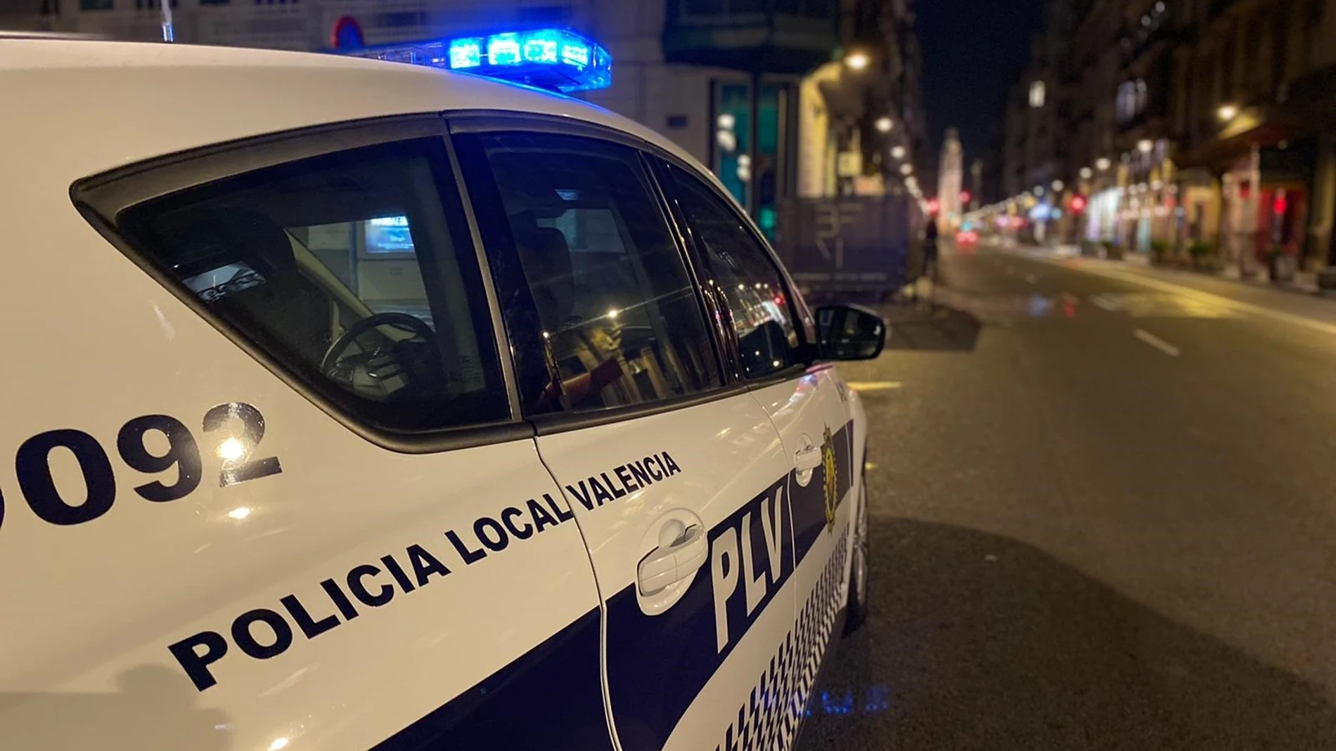 Un coche de Policía Local de Valencia