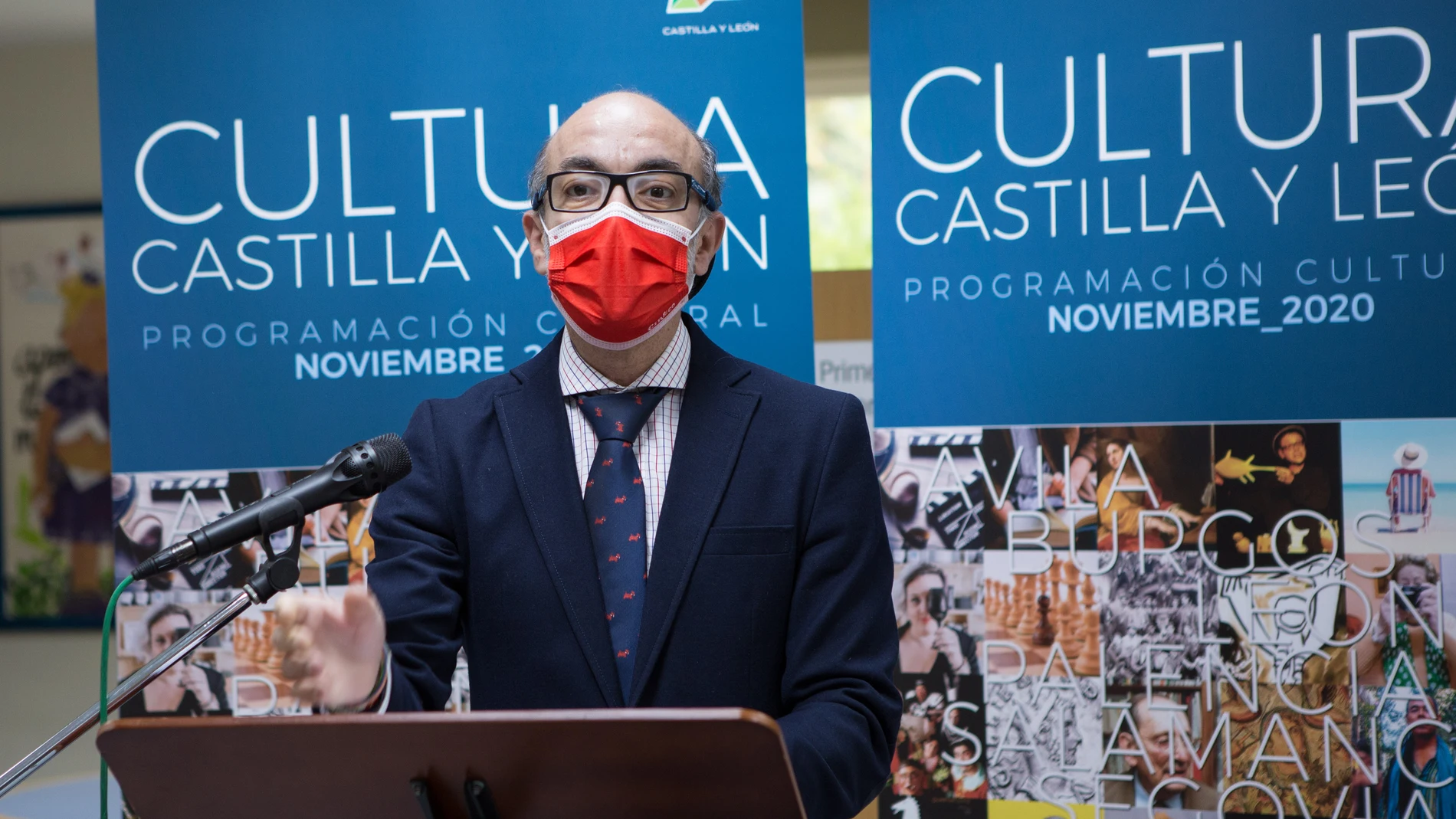 El consejero de Cultura y Turismo, Javier Ortega, presenta las actividades culturales en Castilla y León para el mes de noviembre