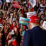 Acto de campaña de Trump en el decisivo estado de Florida